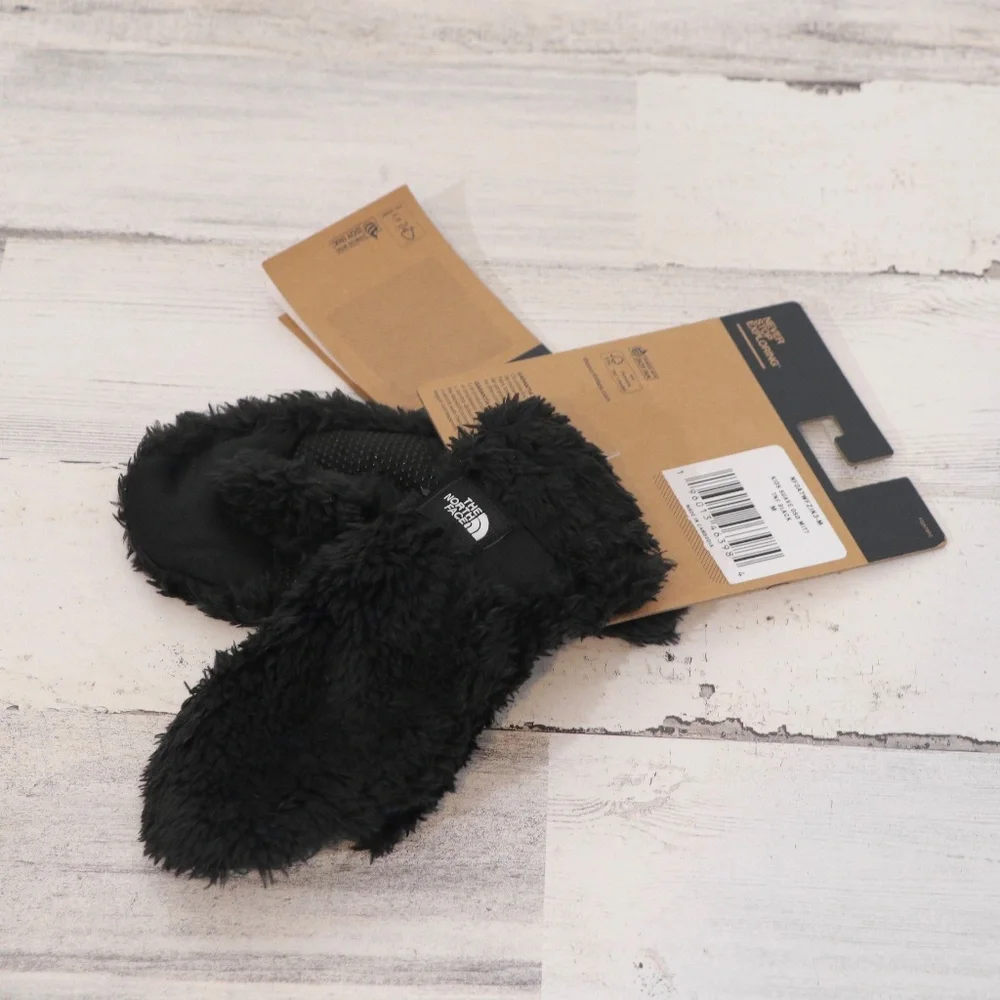North Face Kids Suave Oso Mitt TNF Black Medium NEW